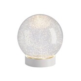 BOULE GLAMOR - 15cm - Blanc