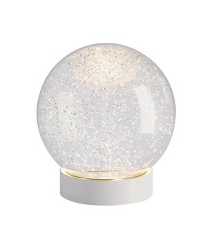 BOULE GLAMOR - 15cm - Blanc