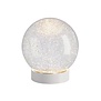 BOULE GLAMOR - 15cm - Blanc