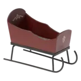 MAILEG - Traineau Souris Rouge