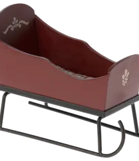 MAILEG - Traineau Souris Rouge