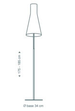 Secto Lampadaire - Noir