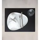 Table Mat Square L NUPO Black 35 x 45