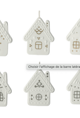 Rader Gingerbread House Hanger Dis- Play 36 Pcs 6 Desings A 6Pcs