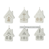 Gingerbread House Hanger Dis- Play 36 Pcs 6 Desings A 6Pcs