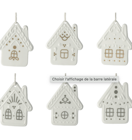 Rader Gingerbread House Hanger Dis- Play 36 Pcs 6 Desings A 6Pcs