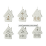 Gingerbread House Hanger Dis- Play 36 Pcs 6 Desings A 6Pcs