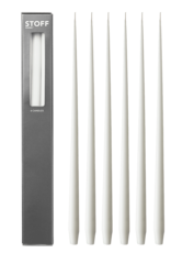 Bougies Stoff Nagel Taper - Blanc