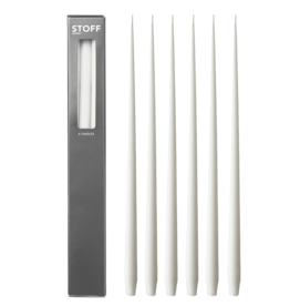 Bougies Stoff Nagel Taper - Blanc