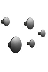 Muuto Patères The Dots Metal Black Large