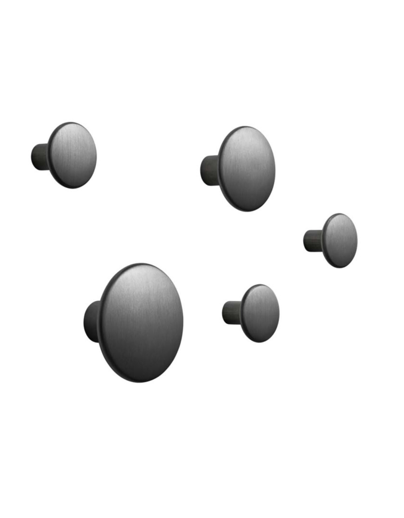 Muuto Patères The Dots Metal Black Large