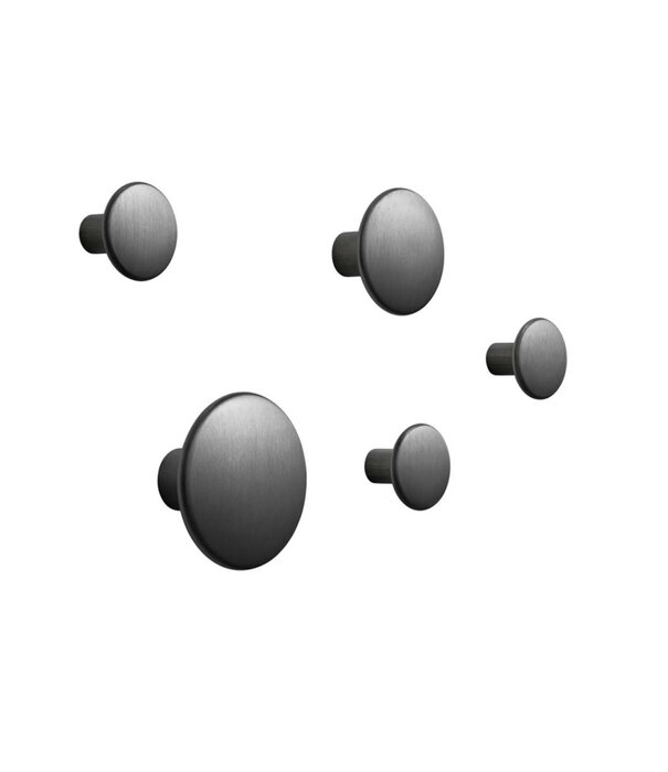Muuto Patères The Dots Metal Black Large