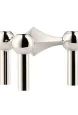 Bougeoir Stoff Nagel - Chrome