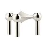 Bougeoir Stoff Nagel - Chrome
