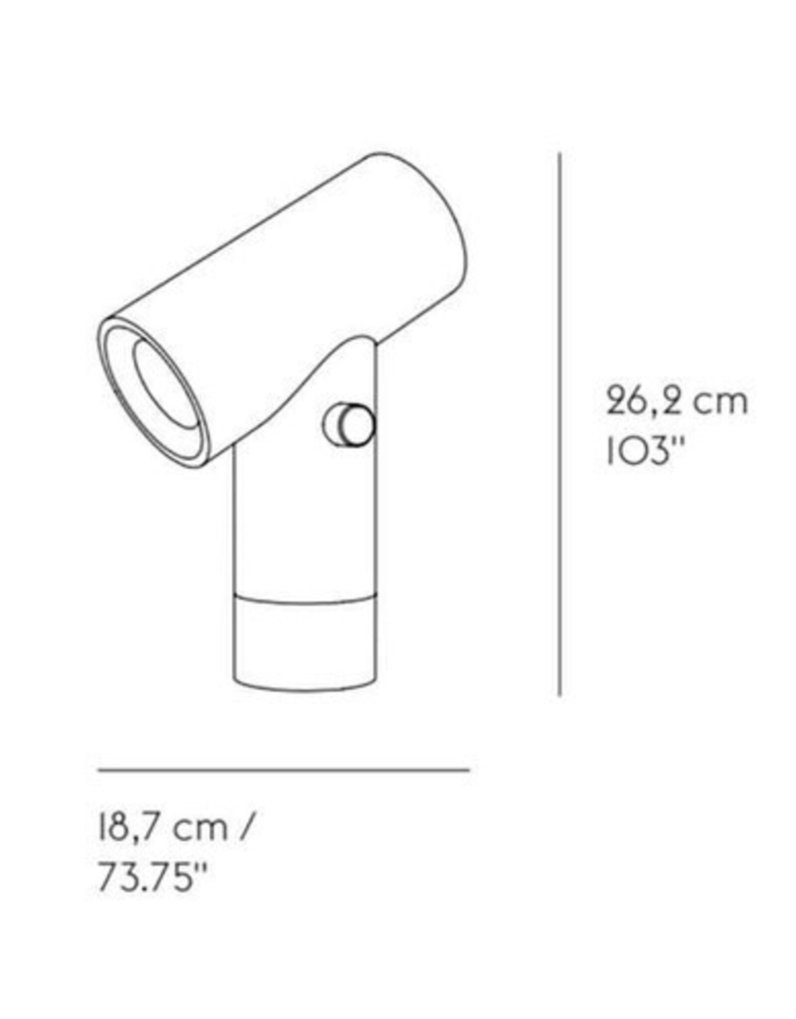 Muuto Lampe Beam Aluminium