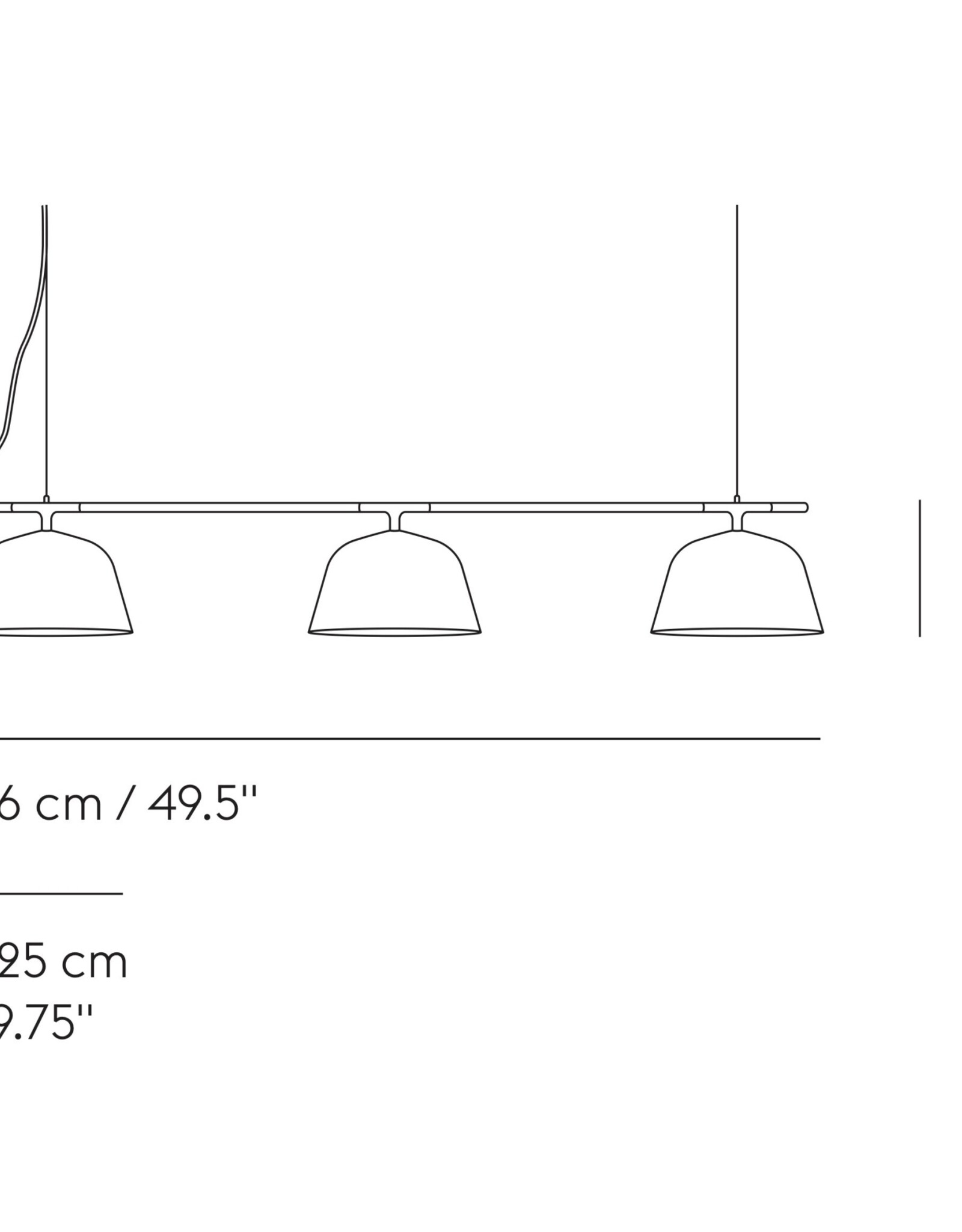 Muuto Suspension Ambit Rail Black