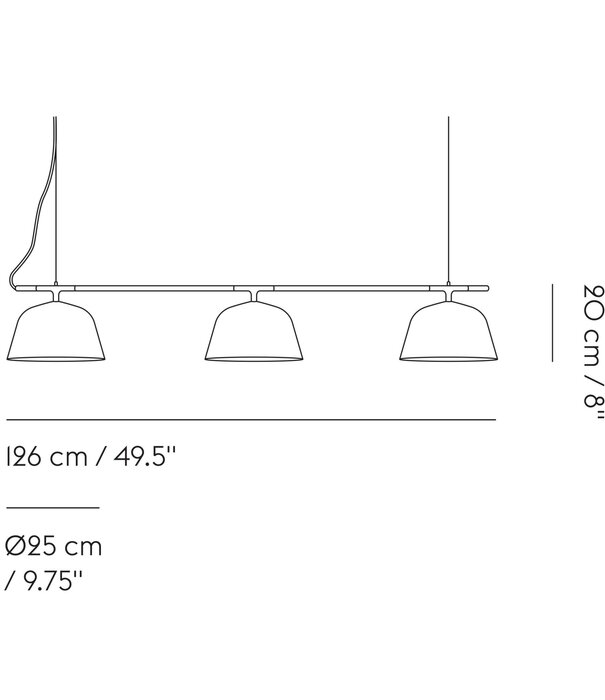 Muuto Suspension Ambit Rail Black