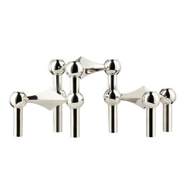 STOFF NAGEL STOFF NAGEL - Set de 3 Bougeoirs Nagel - Chrome