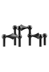 STOFF NAGEL STOFF NAGEL - Set de 3 Bougeoirs Nagel - Noir