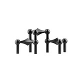 STOFF NAGEL - Set de 3 Bougeoirs Nagel - Noir