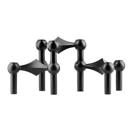 STOFF NAGEL - Set de 3 Bougeoirs Nagel - Noir