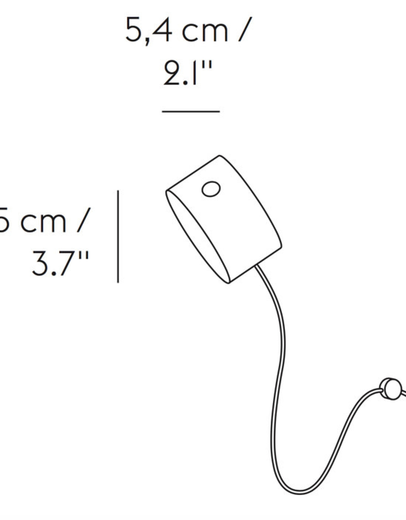 Muuto MUUTO - Applique Post Black