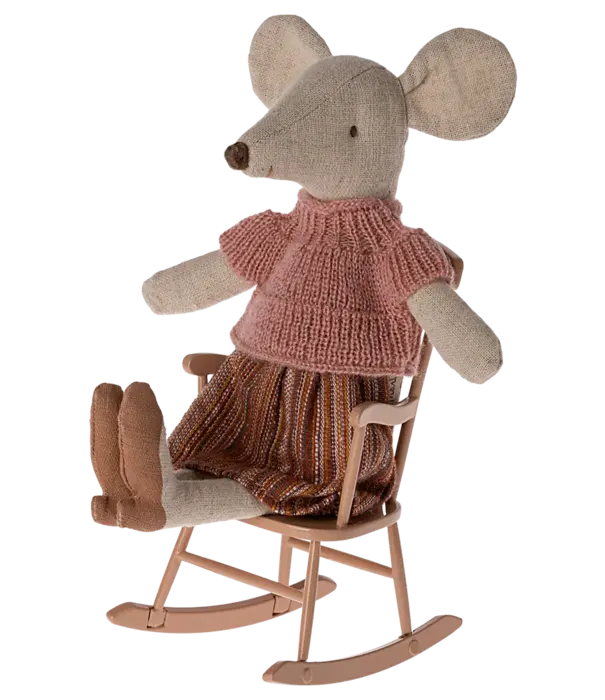 Maileg MAILEG - Rocking chair (Rose poudré)