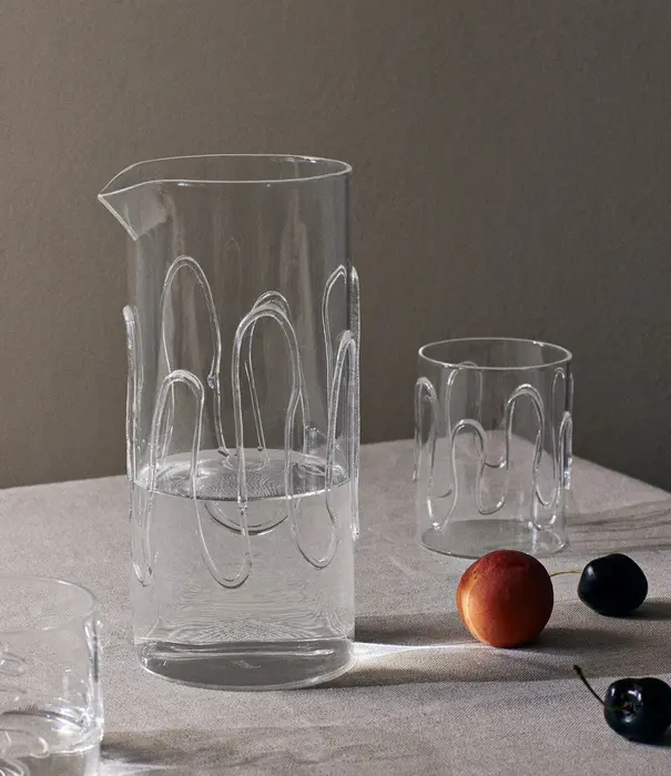 Ferm Living FERM LIVING - Verre Doodle (set de 2)