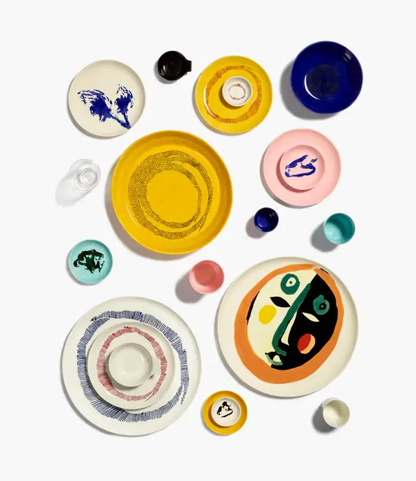 Serax SERAX - Assiette de présentation avec visage 1 Feast