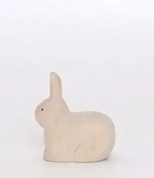 T-LAB - Polepole animal / Rabbit / Sitting / white