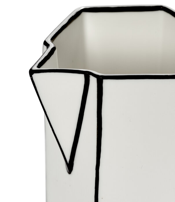 Serax Cruche Blanc - Noir Carte Blanche