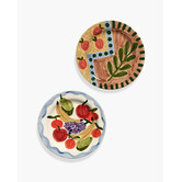 Assiette À Dîner 04 Set De 2 Mix Dljntlas