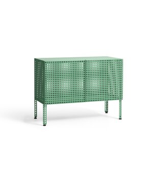 Perforated Cabinet - Soft Jade Green - HAY