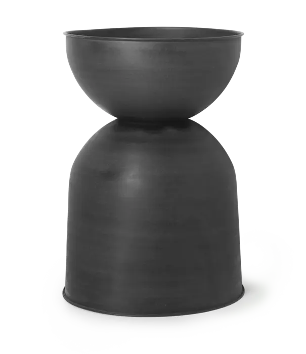 Ferm Living Hourglass Pot - Black Large