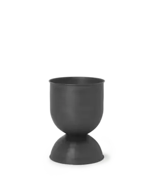 Hourglass Pot - Black Small