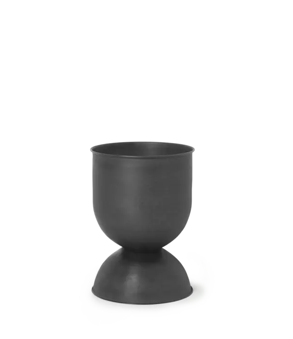 Ferm Living Hourglass Pot - Black Small