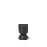 Hourglass Pot - Extra Small black