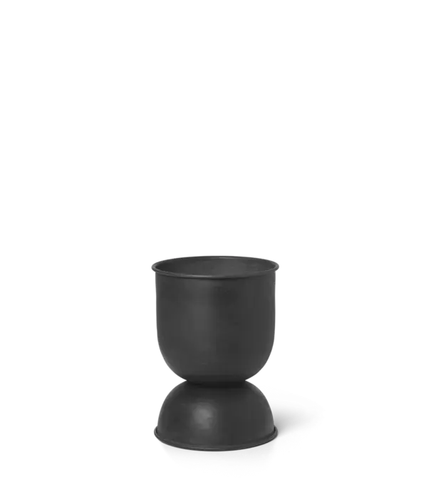 Ferm Living Hourglass Pot - Extra Small black