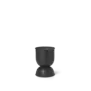 Hourglass Pot - Extra Small black