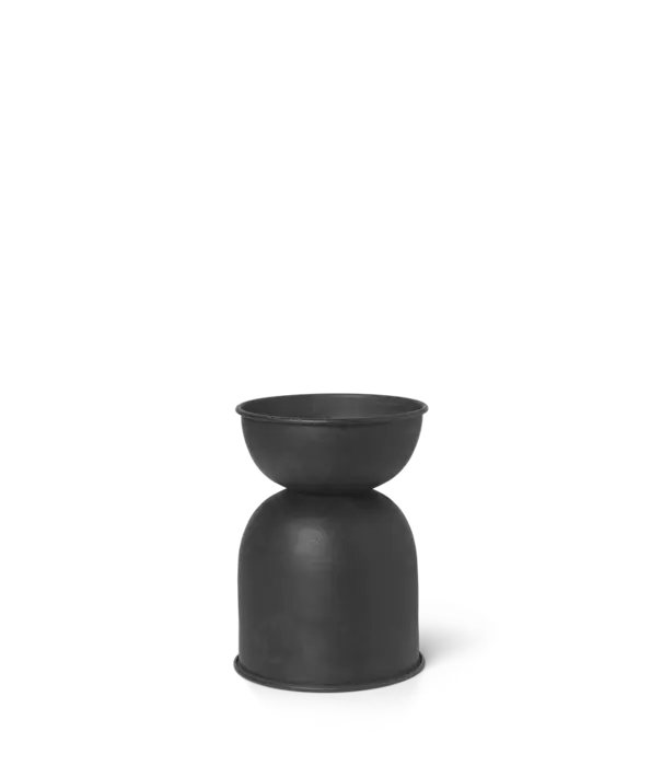 Ferm Living Hourglass Pot - Extra Small black