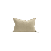 Coussin Crépon de Lin Lavé  Orgeat 40x60