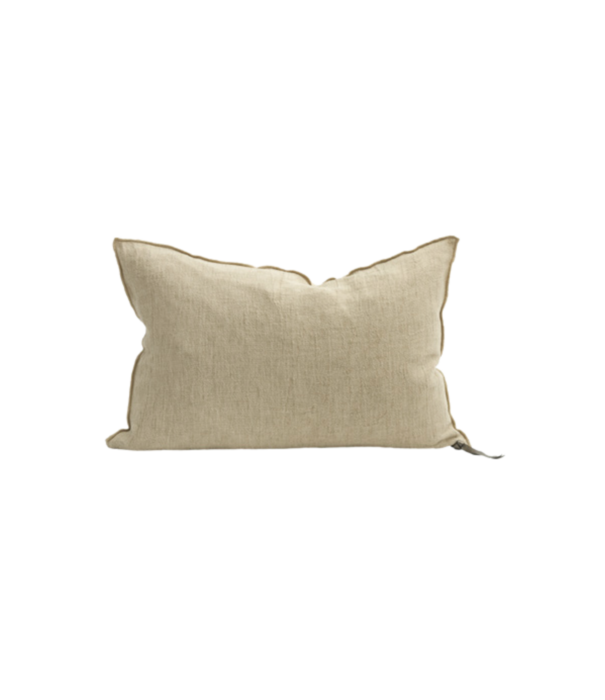 Maison de Vacances Coussin Crépon de Lin Lavé  Orgeat 40x60