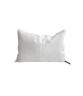Coussin Toile de Lin Vintage Blanc 40x60