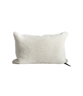 Coussin Vice Versa Mouton Bouclette Blanc 40x60