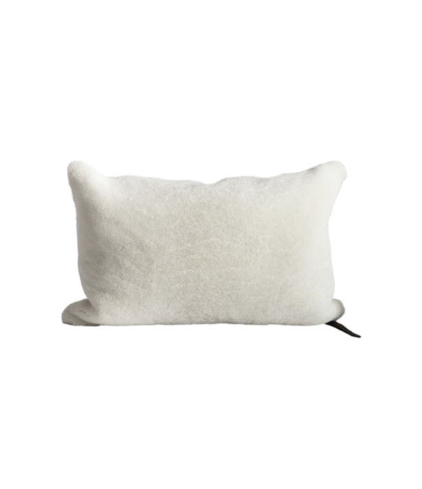 Maison de Vacances Coussin Vice Versa Mouton Bouclette Blanc 40x60