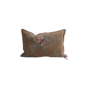 Coussin Lin Wabi Sabi Imprimé - Pompadour Havane 40 x 60
