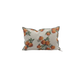 Coussin Lin Wabi Sabi Imprimé - Les Oranges  40 x 60