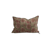 Coussin Lin Wabi Sabi Imprimé -   Les Tournesols Rose 40 X 60