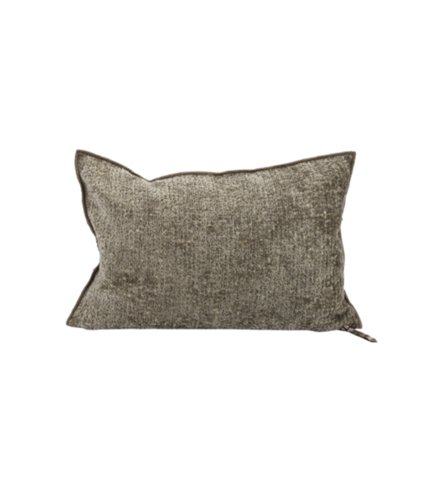 Maison de Vacances Coussin Vice Versa Chenille Pollock Méchée Ecorce 40X60