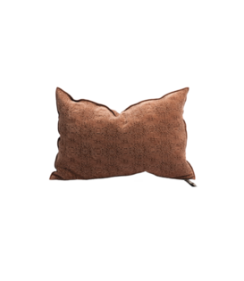 Coussin Vice Versa Jacquard Stone Washed Kilim Argile  40 x 60